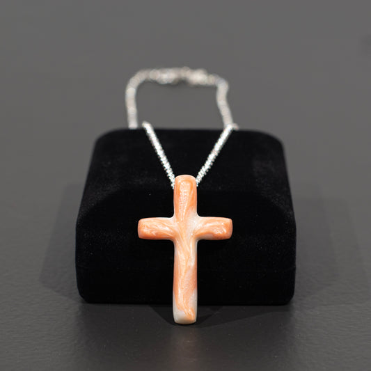 Orange Dream Cross Necklace