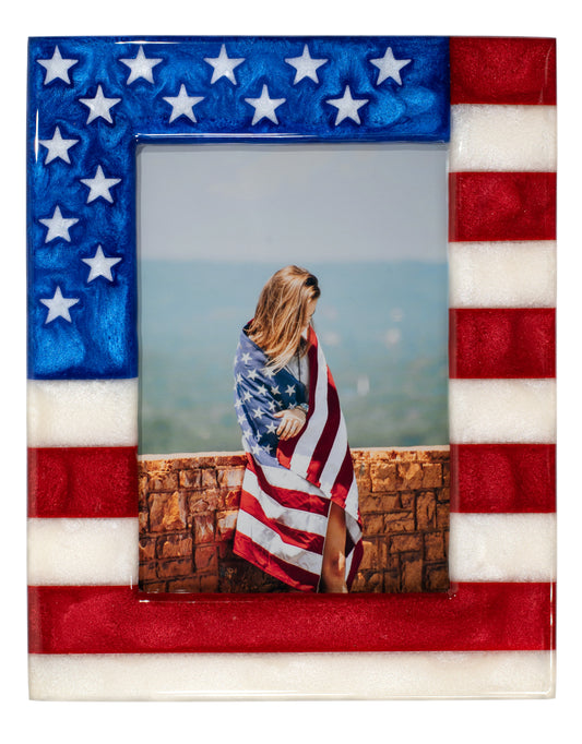 American Flag Picture Frame - 5x7 Picture Frame
